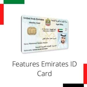 Features Emirates ID  Card