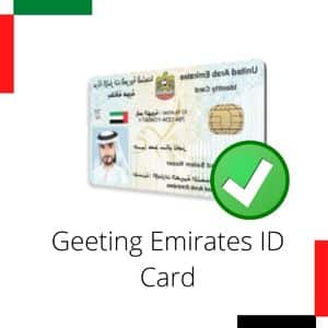 Geeting Emirates ID  Card 