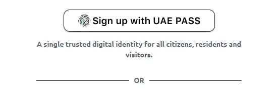 Register in UAE PASS