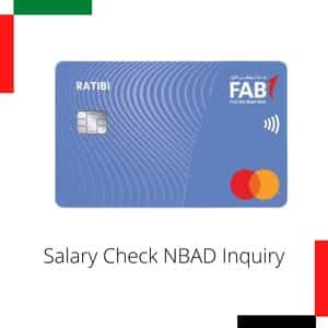 Salary Check NBAD Inquiry